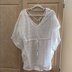 White Lace Swim Cover-Up